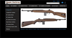 Desktop Screenshot of classiccarbines.com